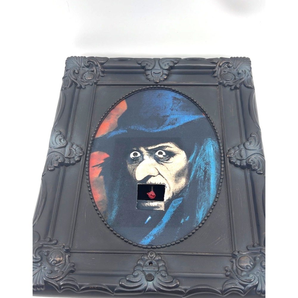 Gemmy Haunted Witch Phantom Portrait Macabre Mansion Sound & Motion *VID